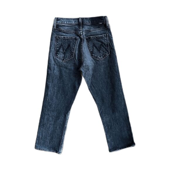 MOTHER SUPERIOR Black The Tomcat Ankle On The Fly Denim Jeans   Women's Size 24 - Picture 8 of 12